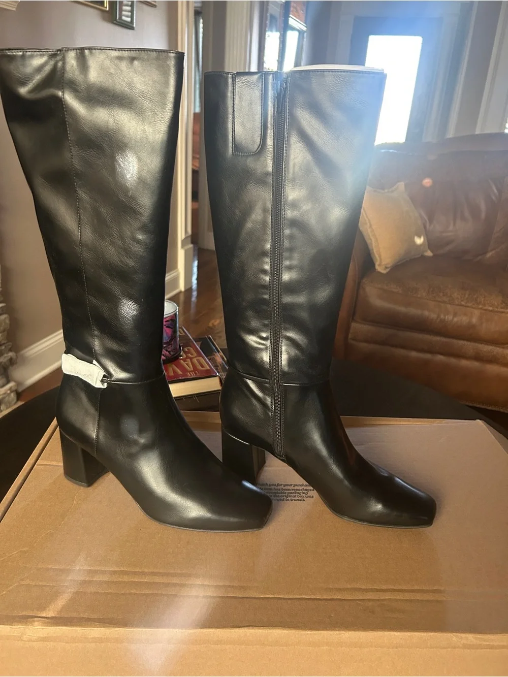 Naturalizer Waylon Women's 10 M Black Knee High